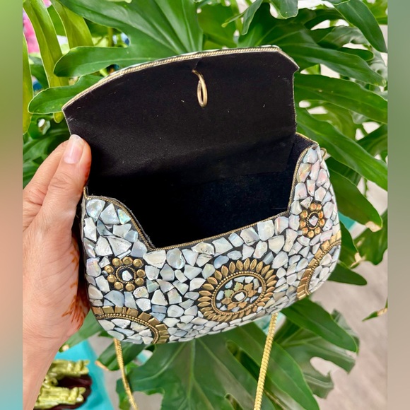 Copper & Shell handbag from Morocco (Handcrafted) - Picture 4 of 7